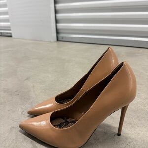 ZARA Elegant Tan Stiletto Heels